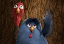 Animação ‘Bons de Bico’ tem dublagem de Leandro Hassum e Marcus Melhem Na comédia "Bons de Bico", Jake e Reggie, dois perus, viajam no tempo para evitar que sua espécie seja o prato de Natal (Foto: Divulgação)