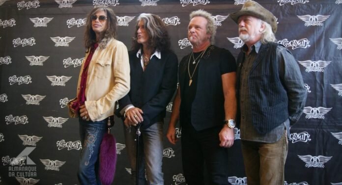 Aerosmith faz coletiva no Rio para divulgar 'Music From Another Dimension' (Foto: Renata Pacheco/Almanaque da Cultura)
