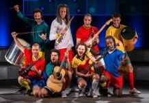 Musical ‘Samba Futebol Clube’ reestreia no Teatro Carlos Gomes "Samba Futebol Clube" combina teatro, música e futebol em nova temporada (Foto: Divulgação)