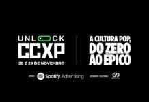 Unlock CCXP anuncia Spotify como apoiador oficial do evento O Unlock CCXP anunciou o Spotify como apoiador oficial