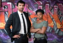 ‘Powers’ estreia no PlayStation Plus com foco em heróis e detetives Cena da série 'Powers' (Foto: Divulgação/Sony Pictures Television)