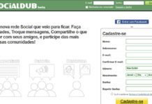 SocialDub: nova rede social apresenta semelhanças com o Orkut SocialDub conta com comunidades, depoimentos e lista de amigos (Foto: Divulgação)
