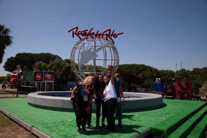 Entrada do público Cidade do Rock em Lisboa, Portugal (Foto: Agência Zero)