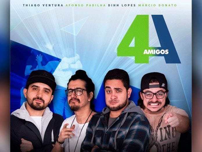 Stand-up ‘4 Amigos’ volta ao Rio de Janeiro para apresentações no Teatro Bradesco (Foto: Divulgação)