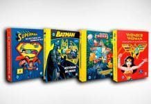 Coleção de livros apresenta universo DC Comics aos bebês Box DC Comics (Divulgação)