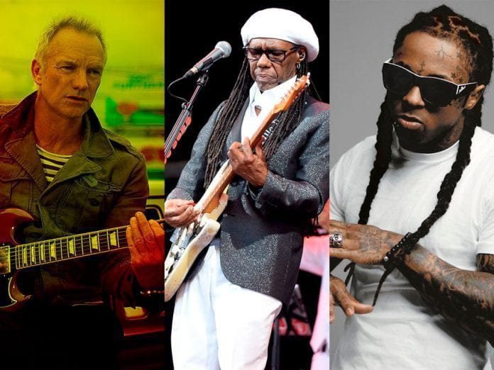 Sting, Nile Rodgers, Lil Wayne