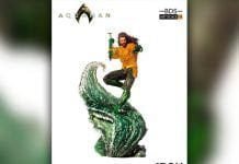 ‘Aquaman’ ganha exposição gratuita na Iron Studios Concept Store, em São Paulo Aquaman (Divulgação/Iron Studios)