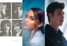 The Beatles, Ariana Grande e Shawn Mendes estão entre os lançamentos da semana The Beatles, Ariana Grande e Shawn Mendes estão entre os destaques dos lançamentos da semana pela Universal Music em novembro (Foto: Reprodução)