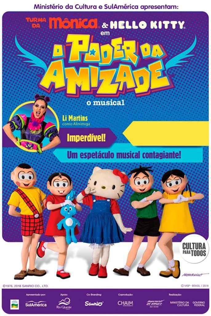 Turma da Mônica e Hello Kitty em O Poder da Amizade (Foto: Divulgação)