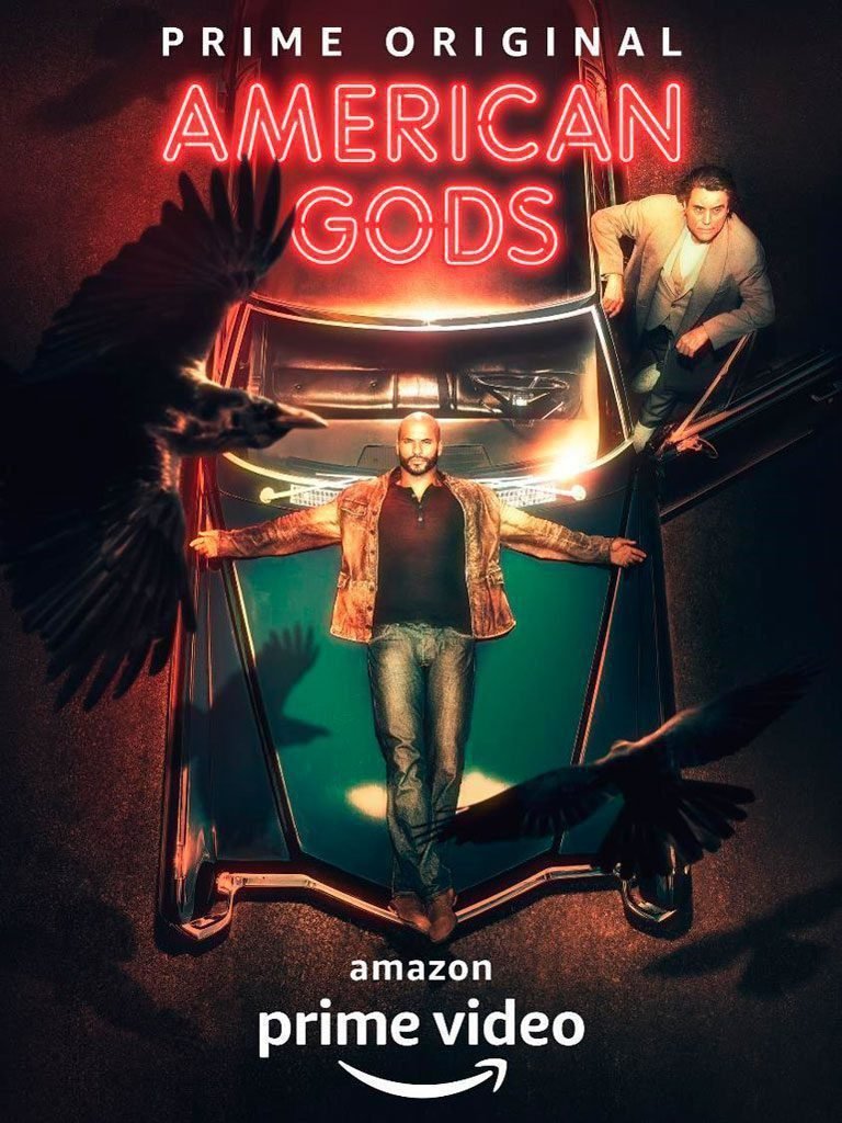 Pôster de "American Gods", seriado da Amazon Prime Video (Foto: Amazon Prime Video/Divulgação)