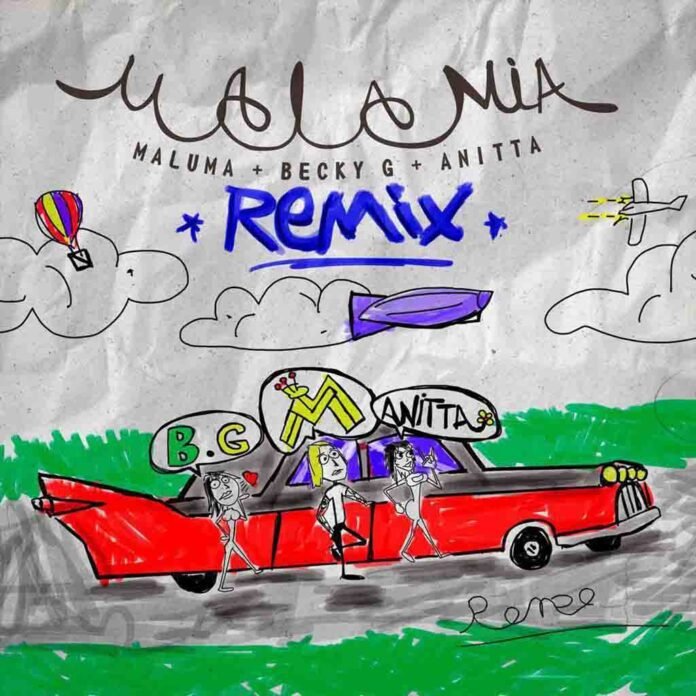 maluma-anitta-becky-g-mala-mia 'Mala Mía' - Remix, Maluma, Anitta e Becky G (Foto: Divulgação)