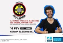 Stand-up Foca na Comédia recebe o humorista Diogo Defante Foca na Comédia (Divulgação)