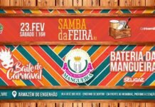 ‘Samba da Feira’ entra no ritmo de Carnaval e recebe a bateria da Mangueira Samba da Feira (Divulgação)