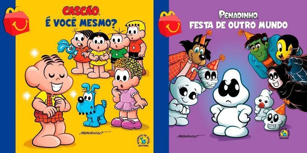 Cascão e Penadinho (Divulgação/McDonald's/Turma da Mônica)
