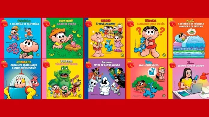 Ler e Brincar (Divulgação/McDonald's/Turma da Mônica) Ler e Brincar (Divulgação/McDonald's/Turma da Mônica)