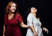 Espetáculo ‘Por favor venha voando’ estreia em 14 de março, no CCBB Rio Debora Lamm e Inez Viana em "Por favor venha voando" (Foto: Divulgação/Elisa Mendes)