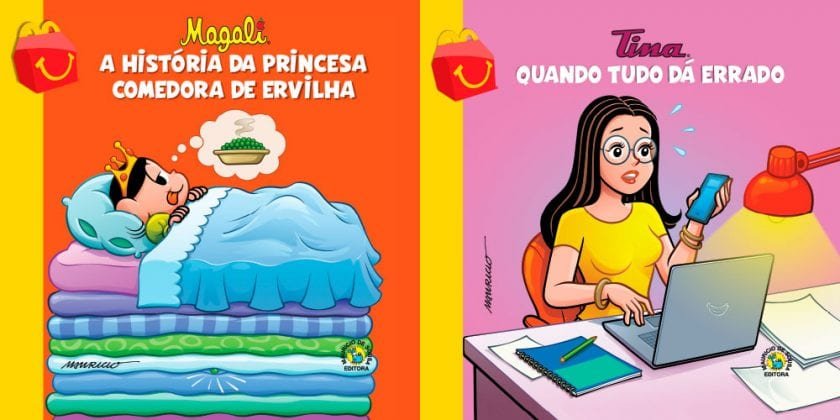 Magali e Tina (Divulgação/McDonald's/Turma da Mônica)