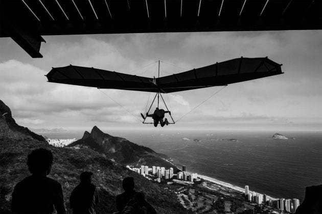 Rampa de voo livre com morro Dois Irmãos e São Conrado ao fundo (Foto: Divulgação/Rafael Duarte)