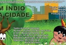 Espetáculo infantil ‘Um Índio na Cidade’ estreia no Teatro Armando Gonzaga Um Índio na Cidade (Divulgação)