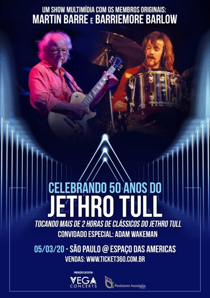 Membros do Jethro Tull fazem show especial em São Paulo