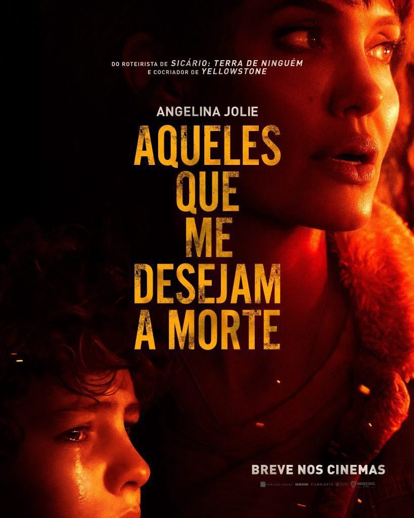 Pôster brasileiro do filme "Aqueles Que Me Desejam a Morte"