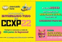Mercado Livre faz ação promocional com pares de ingressos para a CCXP 2022