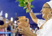 Carnaval 2023: Imperatriz e Tijuca fazem ensaio técnico dia 22 de janeiro A cerimônia de lavagem do Sambódromo está confirmada para a noite de 11 de fevereiro, às 18h30 (Foto: Liesa)