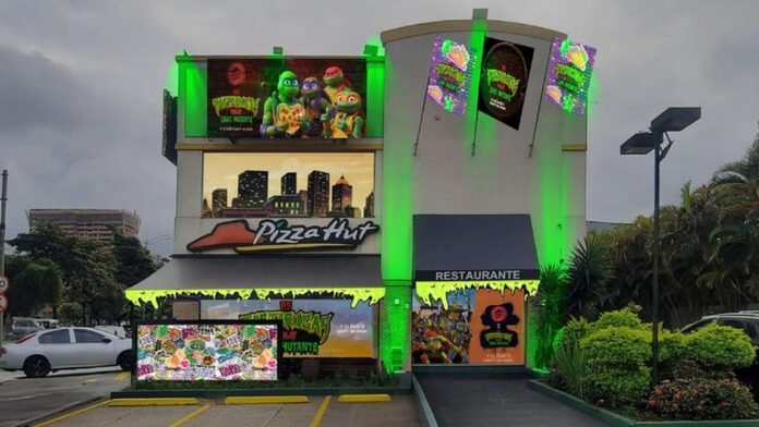 Pizza Hut lança loja personalizada das Tartarugas Ninja em São Paulo (Foto: Divulgação)