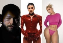 The Town 2023: Quem tocará no festival no dia 2 de Setembro Post Malone, Demi Lovato e Iggy Azalea tocam no palco Skyline no primeiro dia do The Town 2023 (Fotos: Divulgação)