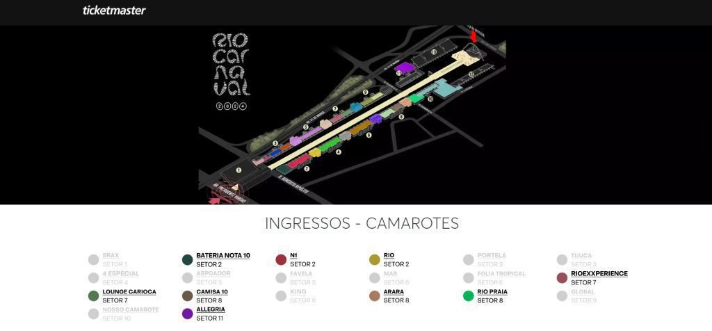 Carnaval 2024: Ingressos de Camarotes do Rio já estão à venda