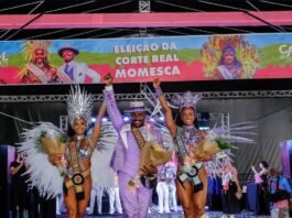 Ex-morador de rua, Wallace Guedes é o novo Rei Momo do Carnaval de BH 2024 (Foto: Edson Luiz)
