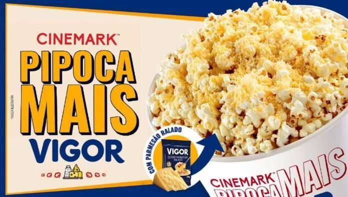 Cinemark inova com topping de parmesão em suas pipocas (Foto: Divulgação)