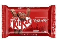 KITKAT lança embalagem especial para Rock in Rio 2024 KITKAT celebra 40 anos de Rock in Rio com nova edição limitada (Foto: Divulgação)