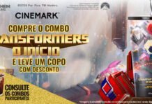 Transformers chega ao Cinemark com combo colecionável (Foto: Divulgação/Cinemark)