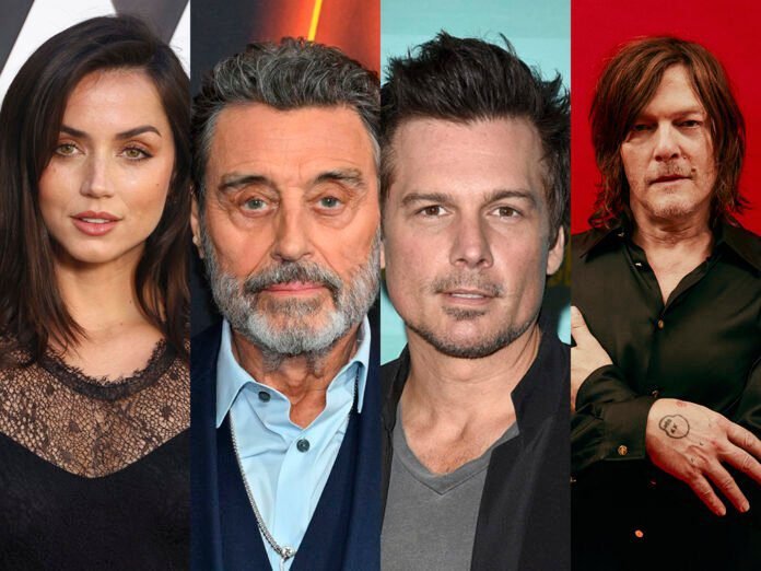 CCXP24: Paris Filmes confirma participação de Ana de Armas, Ian Mcshane, Len Wiseman e Norman Reedus no painel de "Bailarina" (Fotos: Divulgação/Paris Filmes/Getty Images)