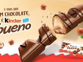 Kinder Bueno intensifica campanha no Brasil com ações promocionais e experiências exclusivas Kinder® Bueno intensifica sua campanha no Brasil com ativações em São Paulo (Foto: Divulgação)