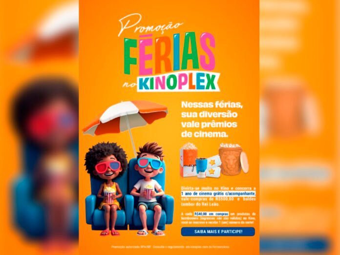 Participação na promoção do Kinoplex exige compras acima de R$40 em produtos da bomboniere (Foto: Divulgação)