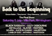 Black Sabbath fará show final com convidados icônicos em Birmingham 'Back To The Beginning': última reunião de Ozzy com Black Sabbath (Foto: Divulgação)