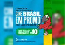 Cine Brasil em Promo: ingressos a R$ 10 para filmes nacionais no Cine Araújo (Foto: Reprodução/Instagram)