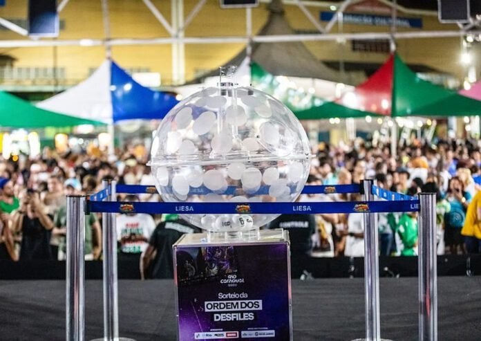 Sorteio do Rio Carnaval 2026 será na Cidade do Samba em abril (Foto: Liesa)