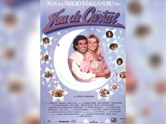 O filme Lua de Cristal, estrelado por Xuxa Meneghel e Sergio Mallandro, completa 35 anos em 2025 (Foto: Reprodução)