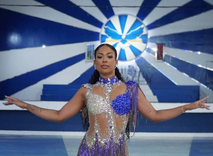 Marvvila assume o posto de musa da Portela no Carnaval 2026 (Foto: Gil Lira) Marvvila assume o posto de musa da Portela no Carnaval 2026 (Foto: Gil Lira)