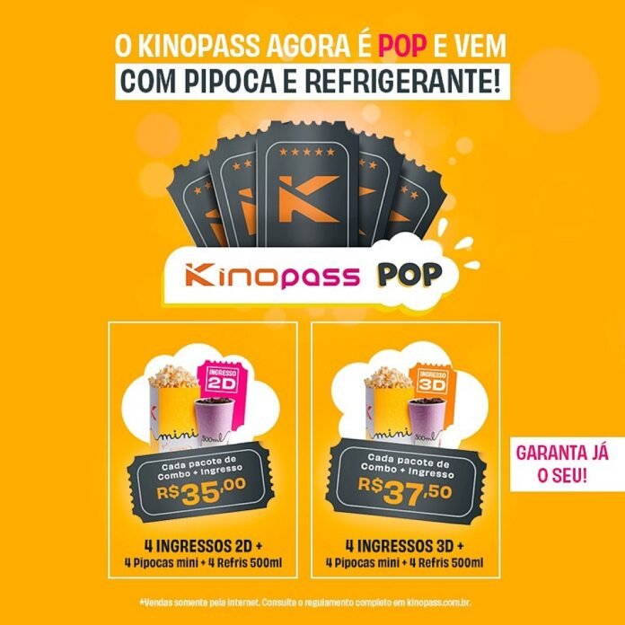 Kinoplex lança 'Kinopass Pop' com ingresso e combo por R$ 35 (Foto: Divulgação)