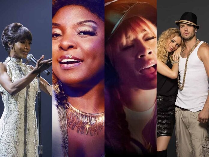 Lifetime exibe maratona de cinebiografias de grandes estrelas da música (Fotos: Divulgação)