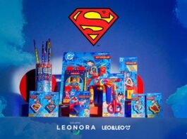 Grupo Leonora lança coleção ‘Superman’ para volta às aulas de 2025 Coleção 'Superman' da Leo&Leo chega ao mercado e mira o público infantojuvenil (Foto: Divulgação)