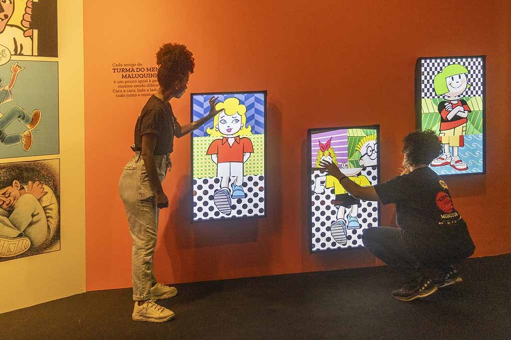 Mostra imersiva apresenta obras e personagens marcantes de Ziraldo (Foto: Renata Duarte) Mostra imersiva apresenta obras e personagens marcantes de Ziraldo (Foto: Renata Duarte)