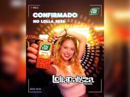 Tic Tac renova parceria com o festival Lollapalooza Brasil 2026 Parceria amplia conexão entre Tic Tac e público jovem no país (Foto: Divulgação)