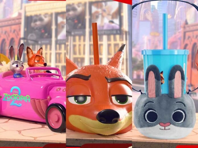 Novos itens de 'Zootopia 2' chegam em breve ao Snack Bar da rede (Fotos: Divulgação/Cinemark) Novos itens de 'Zootopia 2' chegam em breve ao Snack Bar da rede (Fotos: Divulgação/Cinemark)