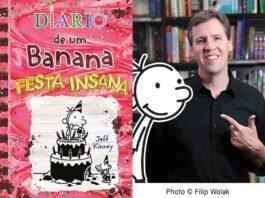 ‘Diário de um Banana: Festa insana’ celebra 20º volume da série Jeff Kinney lança o 20º livro de 'Diário de um Banana' no Brasil