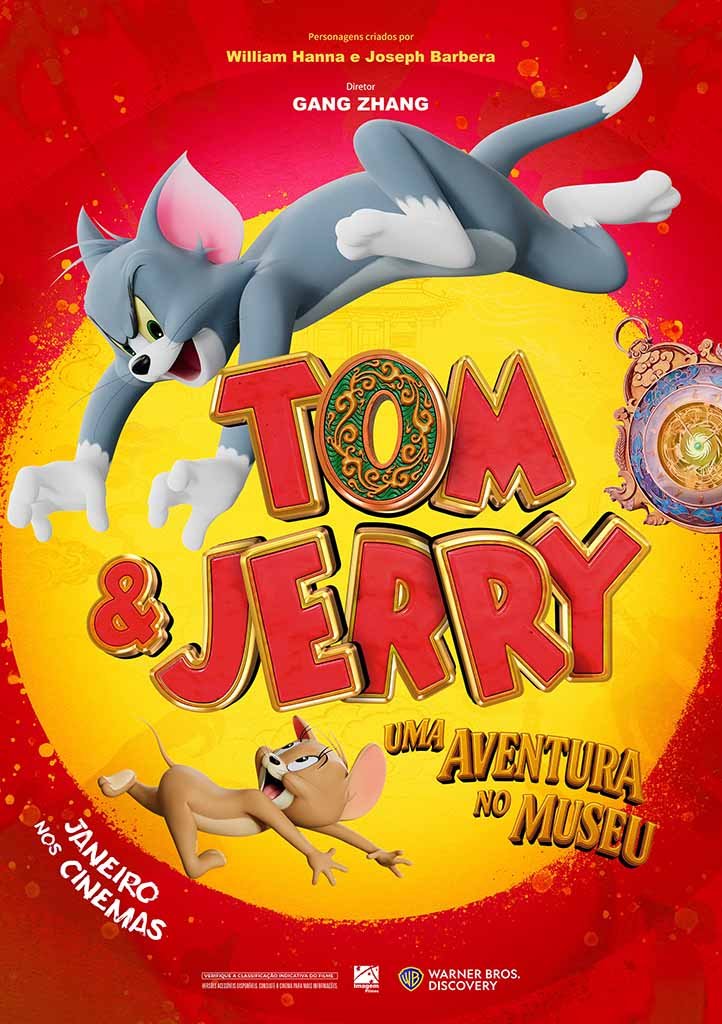 'Tom & Jerry' retornam às telonas com aventura no museu em janeiro 'Tom & Jerry' retornam às telonas com aventura no museu em janeiro